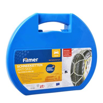 Schneekette Anti-Skid KNN 80 Autozubehör Winterausstattung Filmer 18616