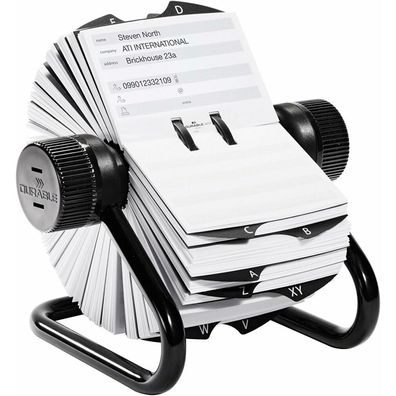 Durable Telefon-/Adress-Rollkartei Telindex schwarz