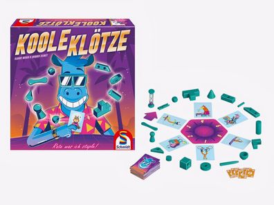 Brettspiel - Koole Klötze- Party Spiel - Familienspiel -SCHMIDT SPIELE 49414