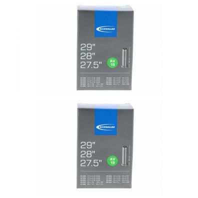 Schwalbe 2x Schlauch AV19 27,5/28/29x1.50-2.40