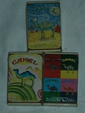 3 Zigarrettenschachteln camel Edition 3