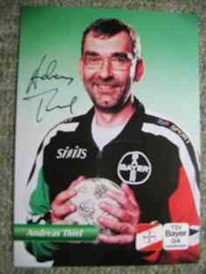 Handballlegende Andreas Thiel handsigniertes Autogramm!