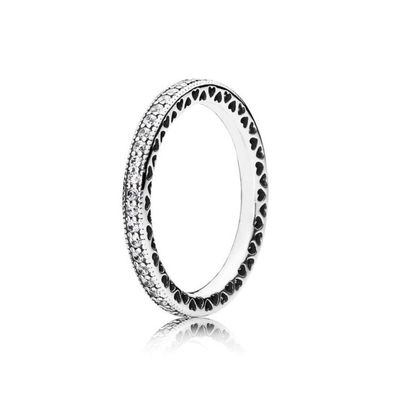 Emaillierter Ring mit Kristallen 190963CZ - Kreislauf: 50 mm