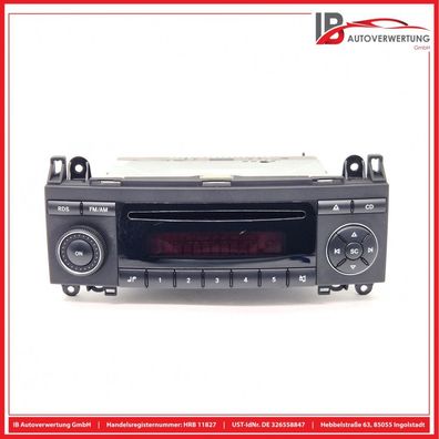 CD-Radio Autoradio A1698200386 Mercedes B-KLASSE W245 B180 CDI BECKER Original