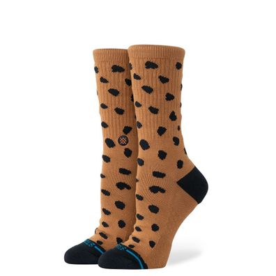 STANCE Women Socken Leopard Crew brown