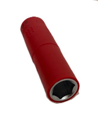 VDE-3/8 Zoll Steckschlüssel metrisch 6-kant lang VDE-Steckschlüssel 3/8 Zoll 6-kant l