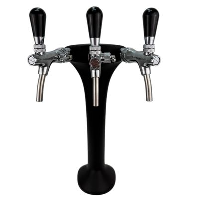 BieTal® Classic Cobra Bier Schanksäule Wasser Zapfsäule Chrom Gold Schwarz