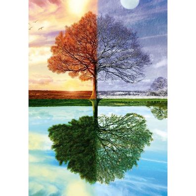 Schmidt Spiele Schmidt Spiele Puzzle Jahreszeiten Baum, 500 Teile