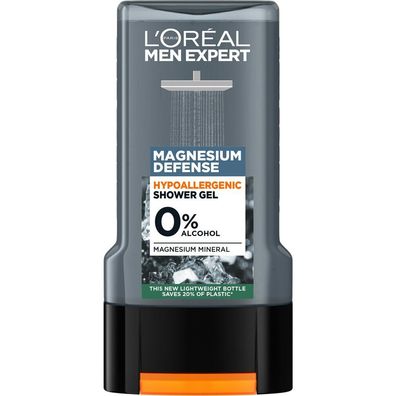 L'Oréal Paris Men Expert Magnesium Defense Sprchový Gel, 300 ml