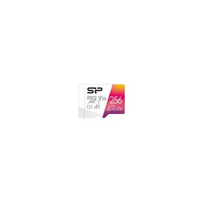 Silicon Power MicroSD Card 256GB UHS-1 Elite/CL.10 inkl. Adap