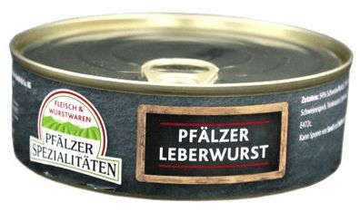 Pfälzer Spezialitäten Leberwurst Vollkonserve 200g Dose