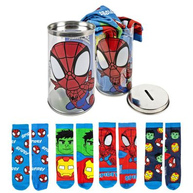 Marvel Avengers Socken 4er Pack Kinder Baumwollsocken Jungen