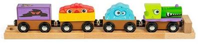 Monster Lokomotive mit 3 Waggons