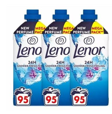 Lenor Spring Awakening Weichspüler 95WL Wäschen (3x1995ml)