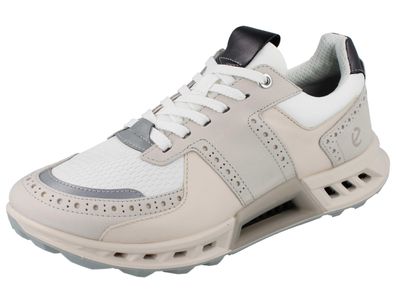 ECCO Biom C4 Damen Golfschuhe Sandgrau Lederkombination