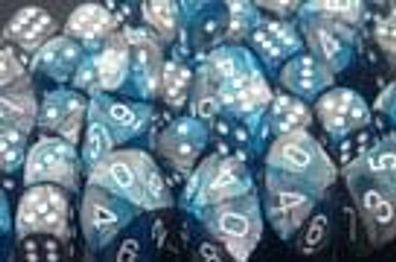 Gemini™ Polyhedral Steel-Teals/white 7-Die Sets
