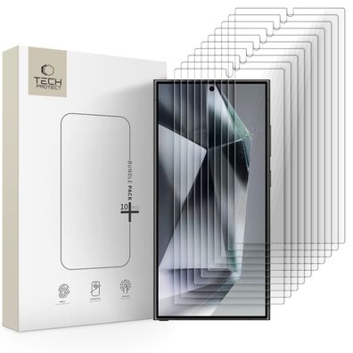 Tech-Protect Gehärtetes Glas Set (10er Pack) für Samsung Galaxy S24 Displayschutzglas