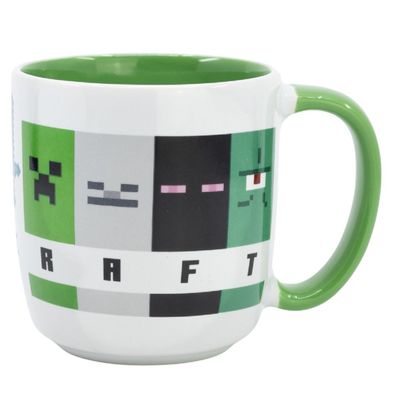 Minecraft 380 ml Keramikbecher in Geschenkbox mit Charakterdesign
