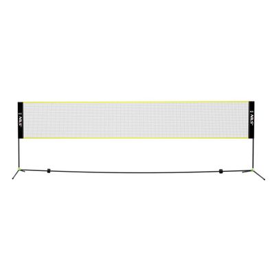 NILS Badmintonnetz Freizeitnetz – Für Outdoor & Indoor, 5?m Breite, robustes Stahl