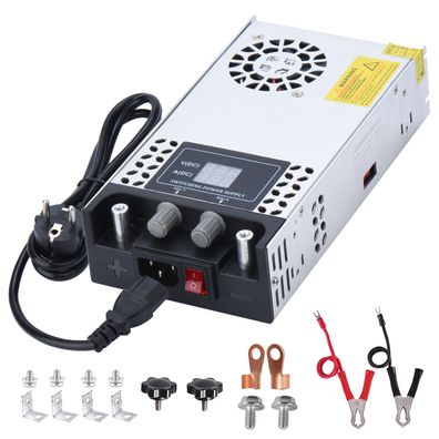 Nuofuwei DC Netzteil 0-48V 12,5A 600W einstellbar LED Anzeige