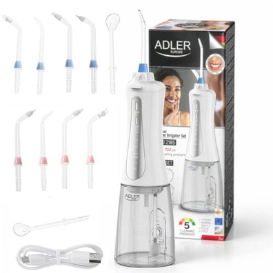 Adler Oral Irrigator Munddusche 10 Düsen Zahnzwischenraum Reiniger