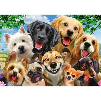 Schmidt Puzzle Hund selfie 500 Teile