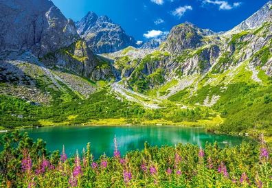 Bergsee in der Hohen Tatra, Slowakai