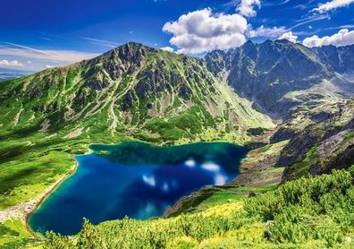 Schwarzer Gletschersee in der Hohen Tatra, Polen