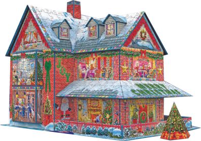 Weihnachtshaus - 3D Puzzle
