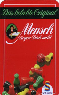 Mensch ärgere Dich nicht - Mitbringspiel Metalldose