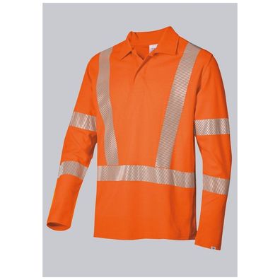 BP Warnschutz-Langarmpoloshirt 2133-261