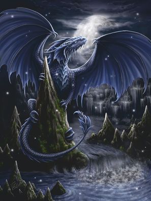 Der Schwarzblaue Drache