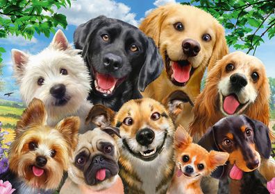 Hunde-Selfie