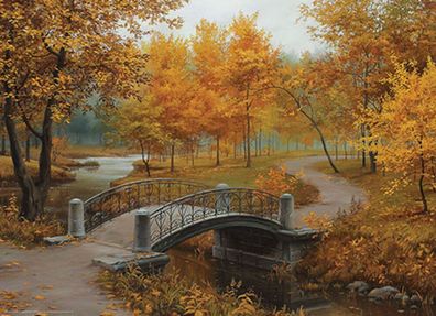 Herbst im alten Park