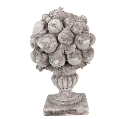 Clayre & Eef Dekorationsfigur 21x20x32 cm Grau Kunststoff (Gr. 21x20x32 cm)