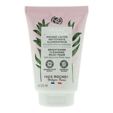 Yves Rocher, Bright Botanical, aufhellende Reinigungsmilch, für Gesicht, 125 ml