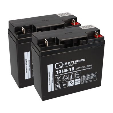 Q?Batteries RBC7 Ersatzakku?Set 2x 12V 18Ah AGM für APC/Dell USV