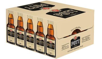 Pott Rum 40 % vol. (25 x 0,04 l)
