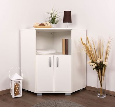 Kommode Potes 14, Farbe: Weiß - 95 x 72 x 37 cm (H x B x T)