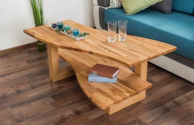 Couchtisch Wooden Nature 10 Kernbuche massiv geölt - Abmessung 47 x 110 x 70 cm
