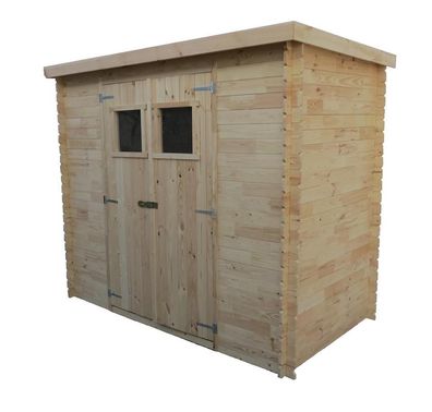 Gartenhaus Pöchlarn - 1,30 x 2,35 Meter aus 19mm Blockbohlen