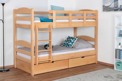 Etagenbett für Erwachsene "Easy Premium Line" K21/n inkl. 2 Schubladen und 2 Abd