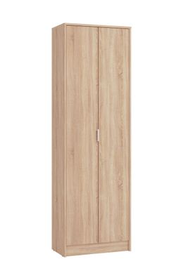 Schuhschrank mit viel Stauraum Smeda 01, Farbe: Eiche Sonoma, zwei Türen, hoher