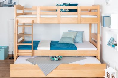 Etagenbett für Erwachsene "Easy Premium Line" K21/h inkl. Liegeplatz und 2 Abdec