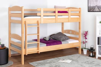 Stockbett für Erwachsene "Easy Premium Line" K18/n, Kopfteil mit Löchern, Buche