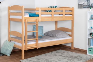 Stockbett für Erwachsene "Easy Premium Line" K21/n, Kopf- und Fußteil gerundet,