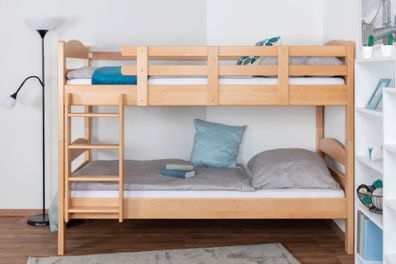 Etagenbett für Erwachsene "Easy Premium Line" K21/n, Kopf- und Fußteil gerundet,