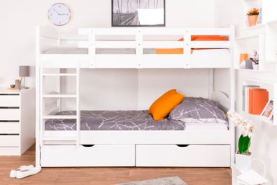 Etagenbett für Erwachsene "Easy Premium Line" K21/n inkl. 2 Schubladen und 2 Abd