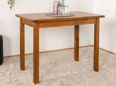 Tisch Kiefer massiv Vollholz Eichefarben Rustikal Junco 227B (eckig) - 100 x 60