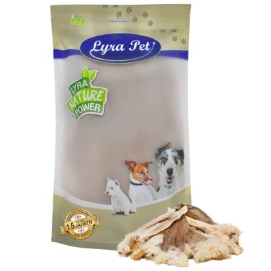 1 - 10 kg Lyra Pet® Kaninchenohren mit Fell